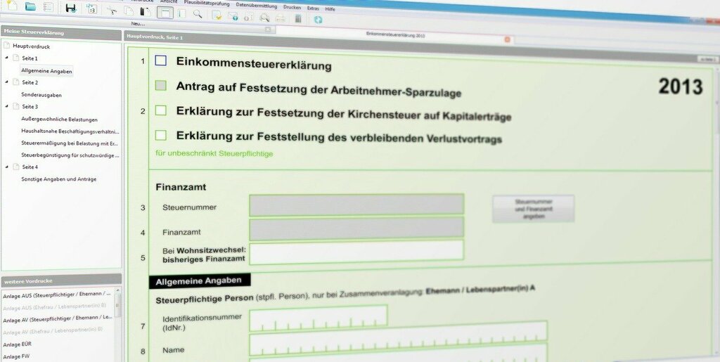 Online-Steuererklärung & Haftung - Strafrecht & Ordnungswidrigkeiten Elster Steuern Formular Antrag Finanzamt